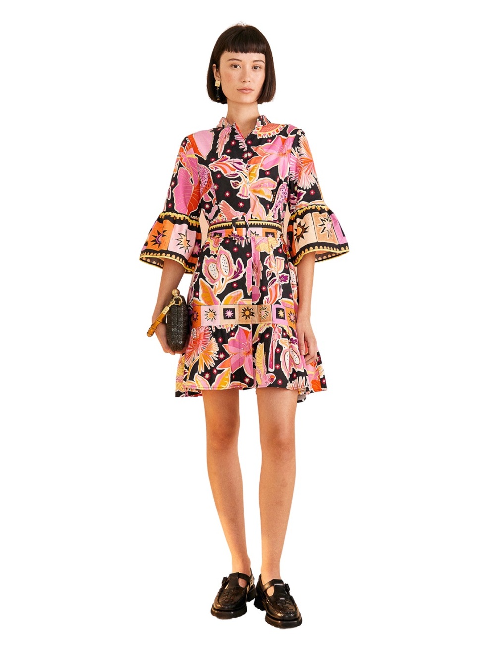 Farm Rio Enchanted Nature Mini Dress